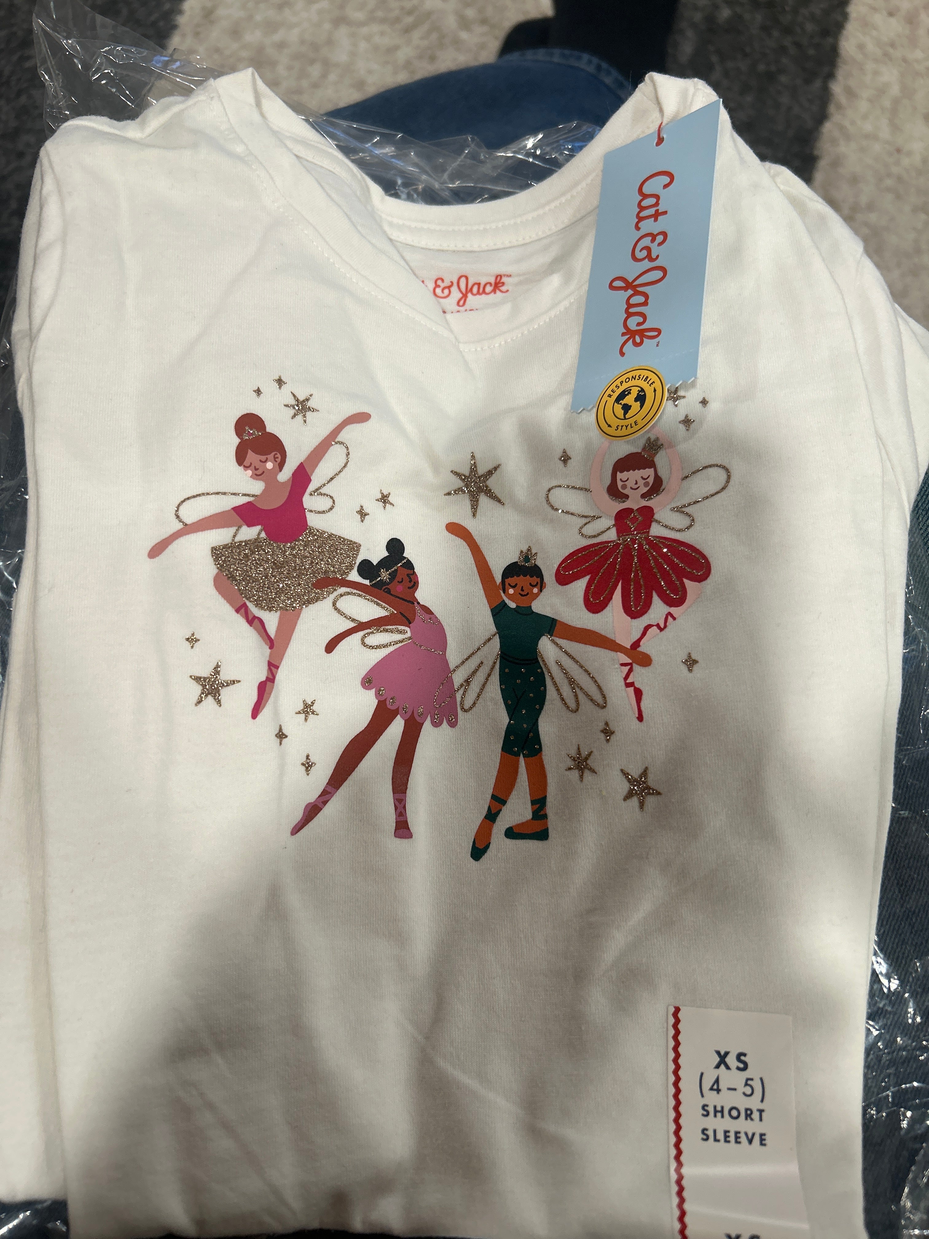 Kids Cream Top – Size XS (4/5) | Target Brand