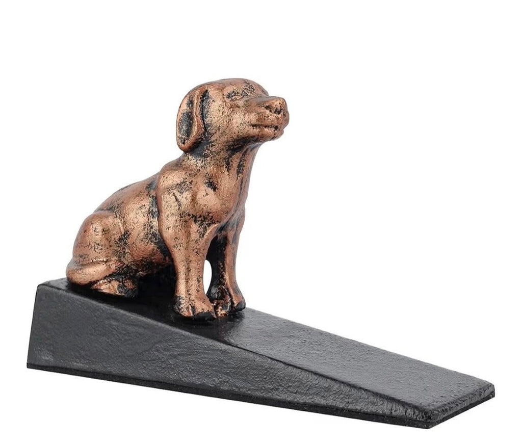 Earl Diamond Heavy Duty Cast Iron Cute Dog Door Stops |