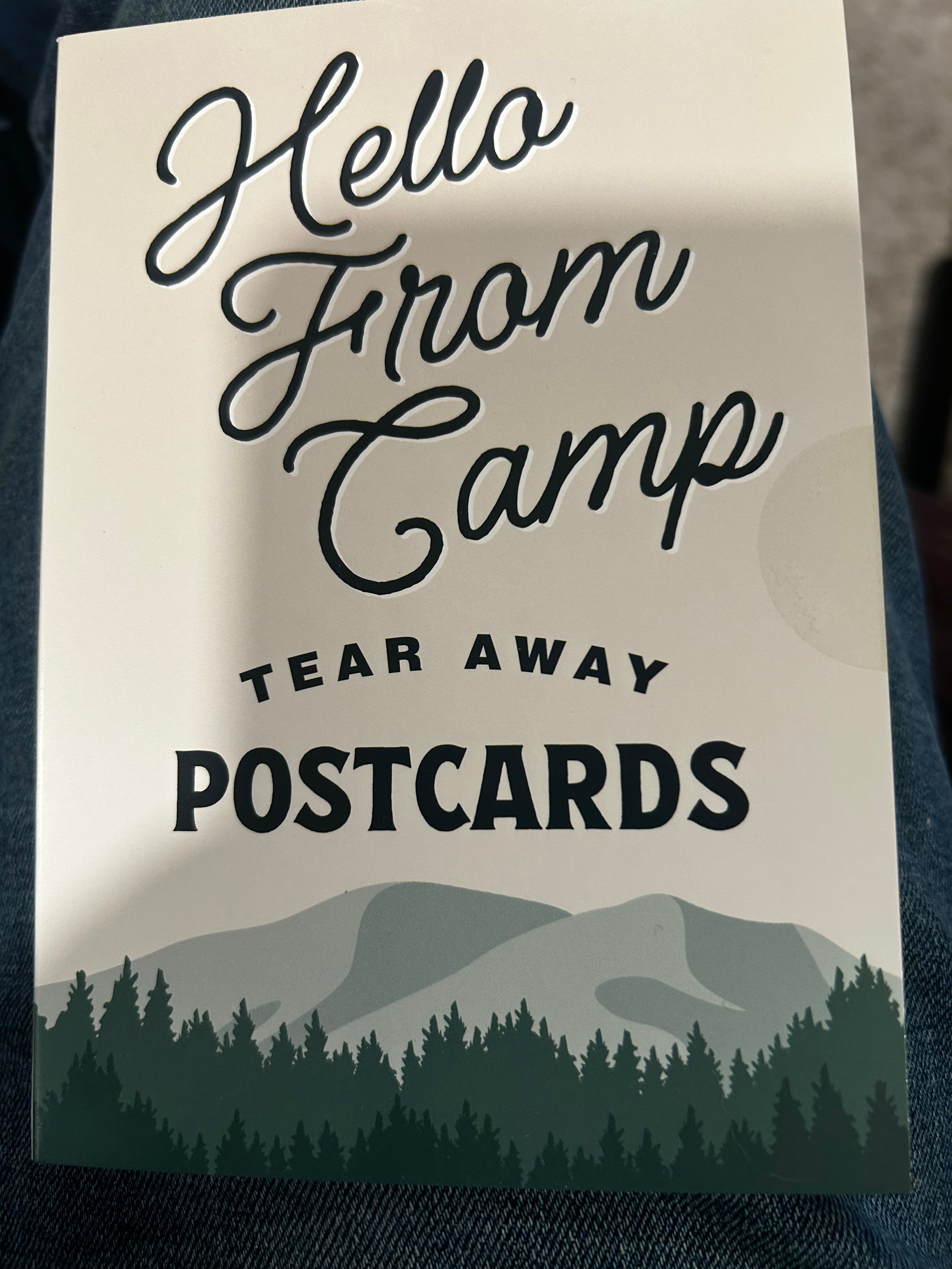 Hello From Camp Tear Away Postcards – 6 Count