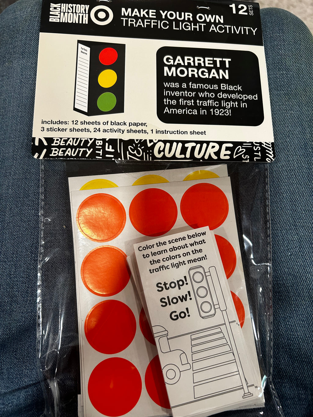 Make Your Own Traffic Light Activity – Garrett Morgan | Black History Month Craft (12 Sets)