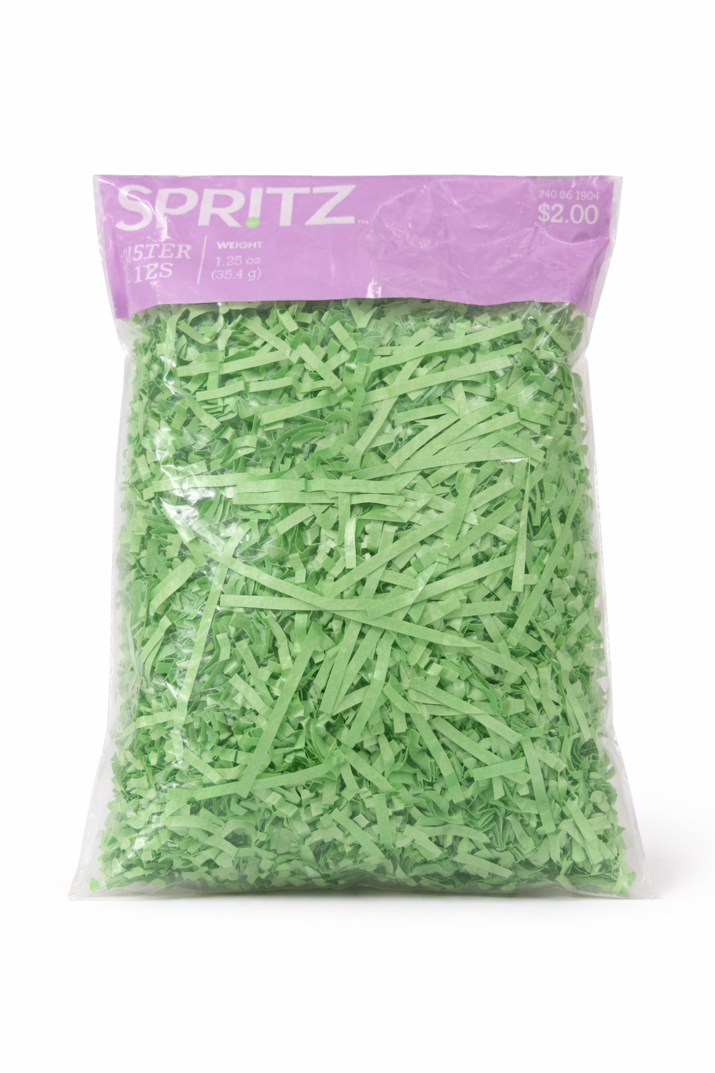 Spritz Light Green Decorative Paper Shred