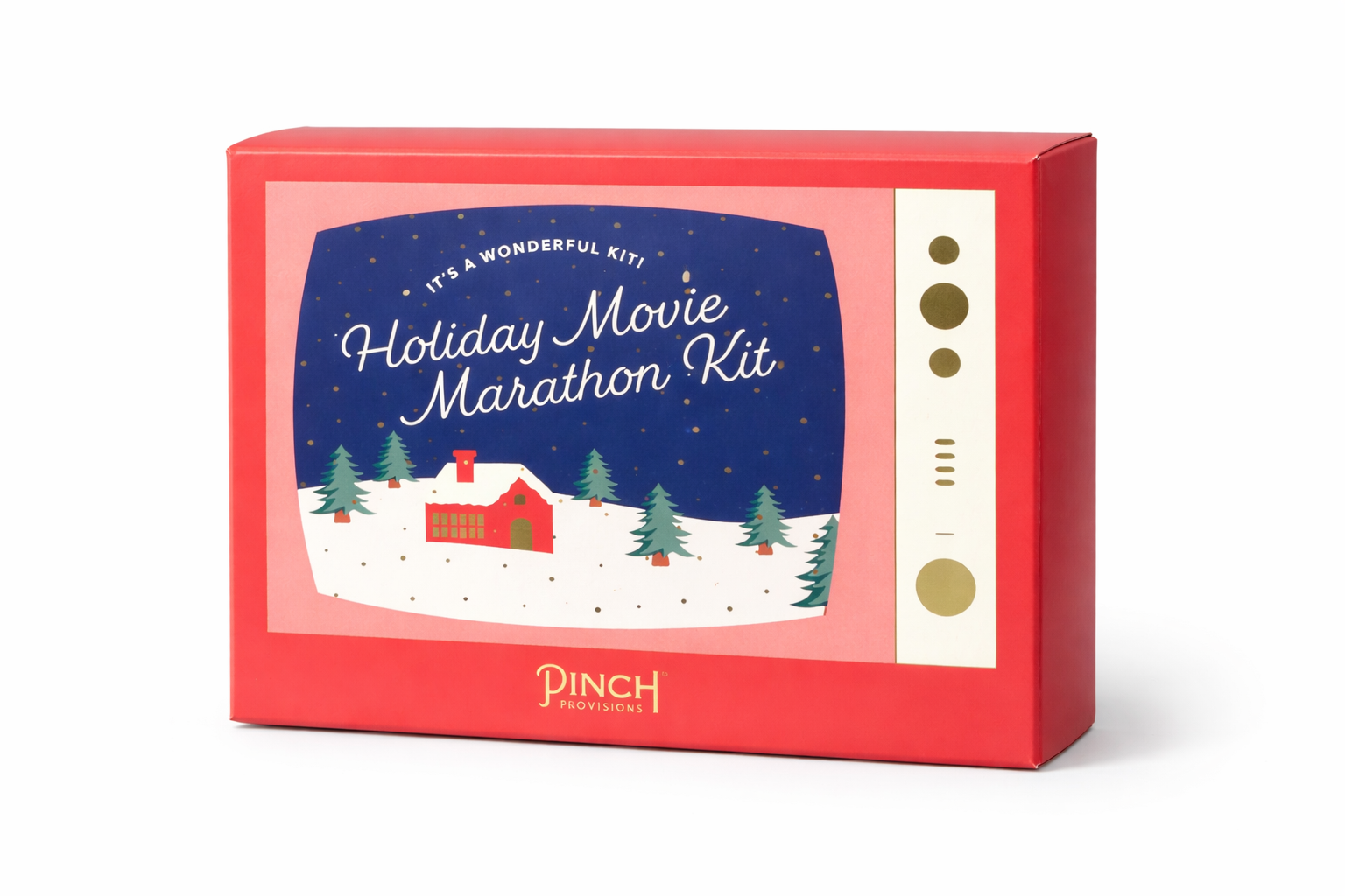 Pinch Provisions Holiday Movie Marathon Kit – 10-Piece Cozy Christmas Gift Set