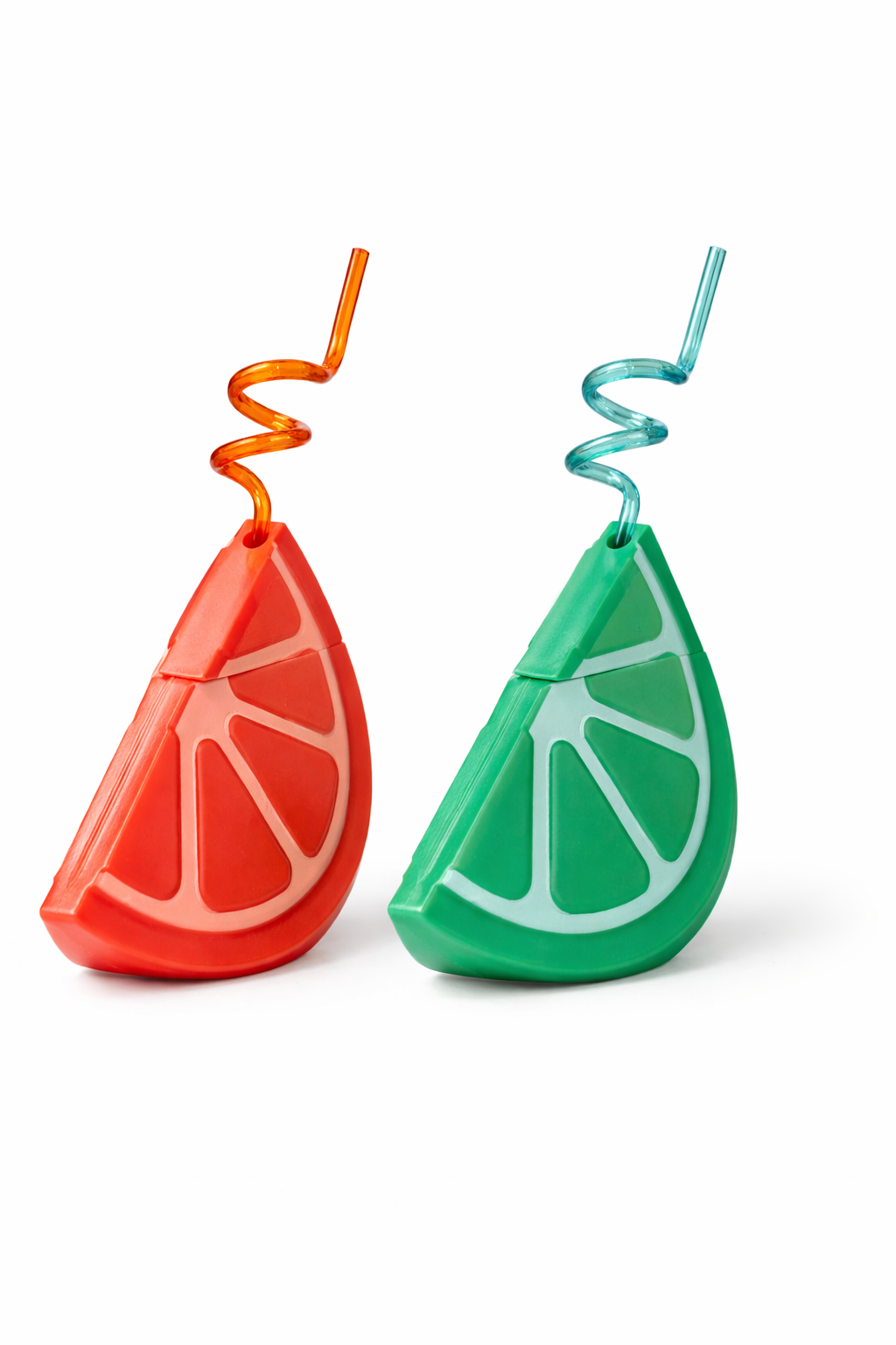 🍋 Citrus Slice Novelty Straw Cup – Fun Kids Summer Drink Tumbler (8.35 oz)